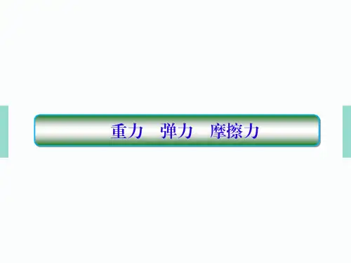 高中物理必修重力弹力摩擦力教学课件101