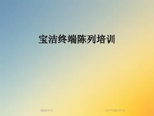宝洁终端陈列培训