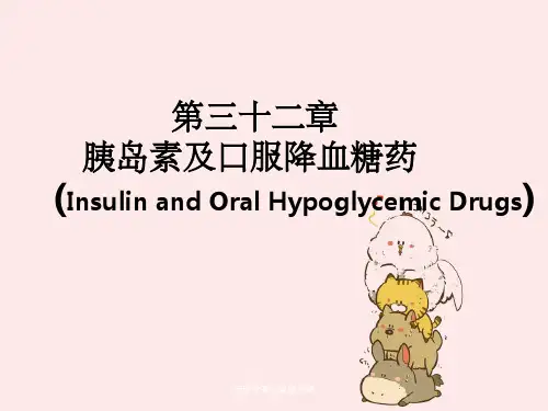 药理学第32章胰岛素