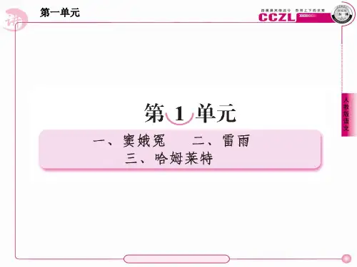 高一语文必修4课件：1窦娥冤