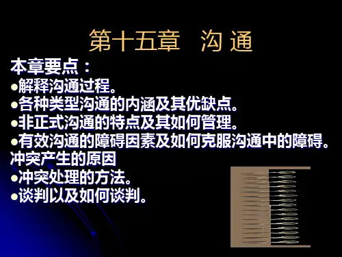 管理学第15章沟通详解