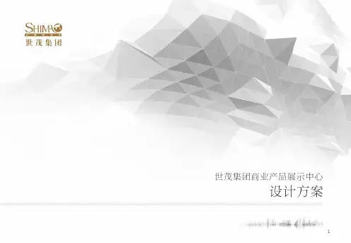 世茂集团商业产品展示中心sppt课件