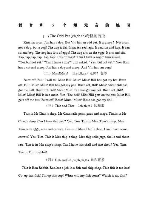 丽声自然拼读小故事—级