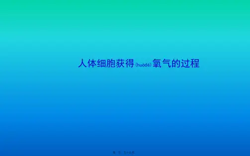 医学专题人体细胞获得氧气的过程