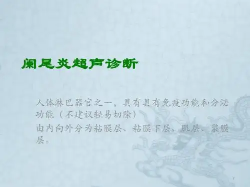 阑尾炎超声诊断ppt课件
