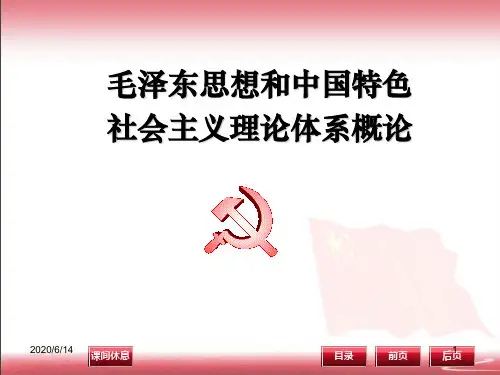 2019版毛概_第六章_