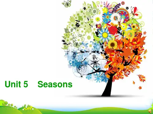 2022年小学英语牛津译林苏教版四年级下册Unit5 Seasons Story time优课件