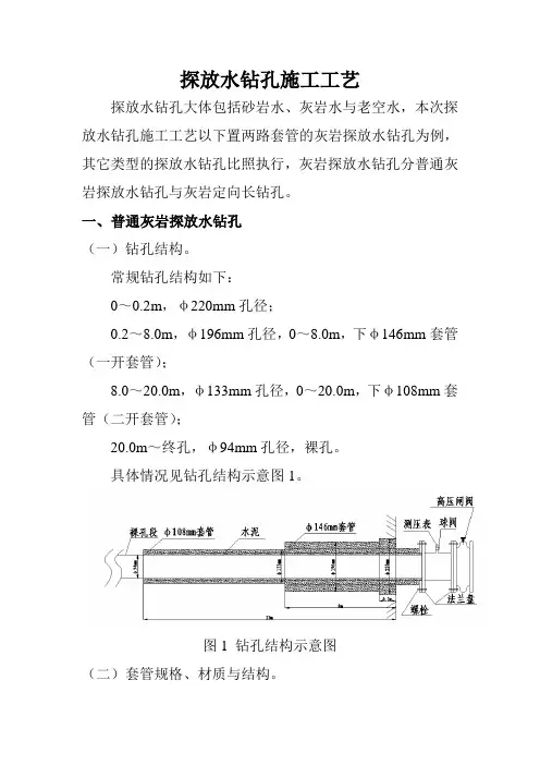 探放水钻孔施工工艺