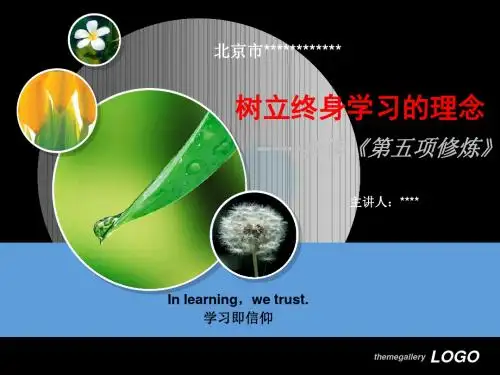 第五项修炼-_精美_PPT_ 40页PPT文档