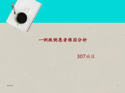 一例跌倒病例根因分析 ppt课件