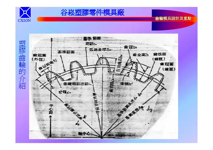 塑胶齿轮模具设计要点