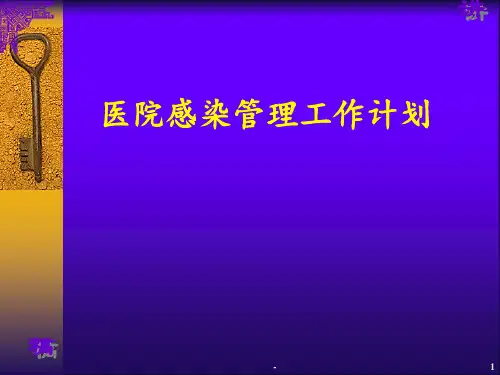 医院感染管理工作计划 ppt课件