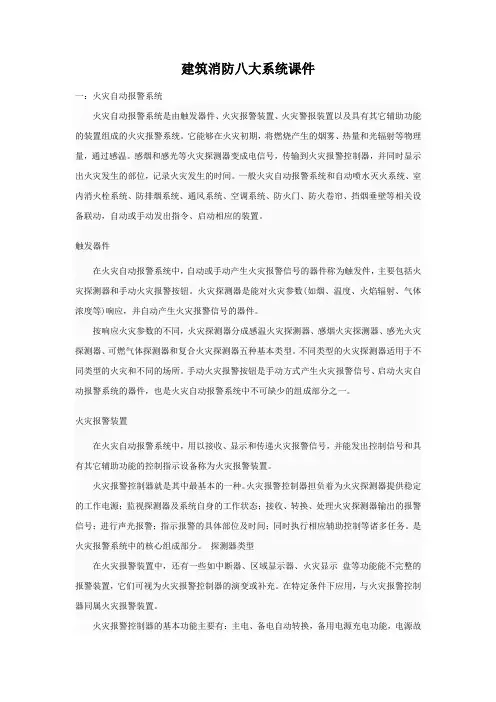 消防八大系统课件