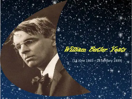 Yeats 诗人叶芝的诗歌及个人简介