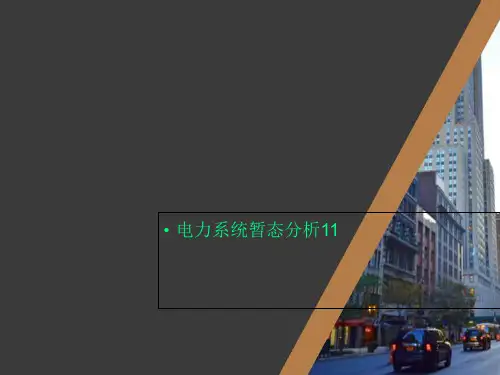 电力系统暂态分析11