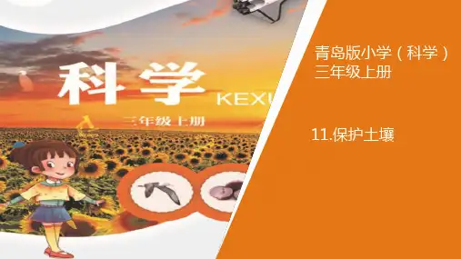 青岛版(六三制)科学三年级上册《11.保护土壤》
