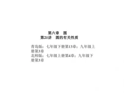 山东省菏泽市中考数学复习课件：第6章第21讲