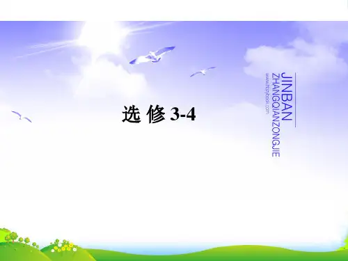 高考物理一轮复习基础知识梳理 光学 电磁波 相对论1课件