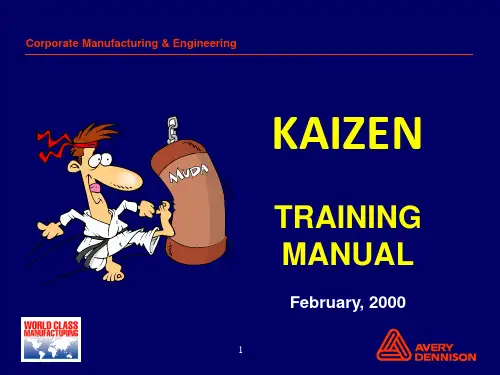 01-KaizenTraining精益改善培训