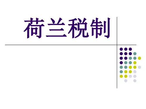 《外国税制》教材   ppt课件 8 荷兰和瑞士税制