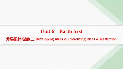 外研版高中英语必修第二册Unit6 分层跟踪检测(三)课件