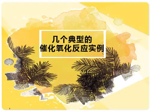 催化作用第八章—几个典型的催化氧化反应实例