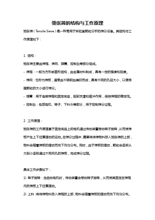 弛张筛的结构与工作原理