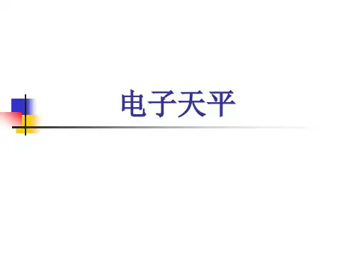 电子天平培训材料