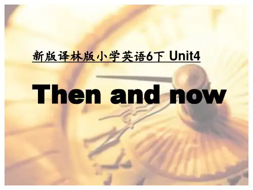 译林版英语六年级上册第四单元Unit4
