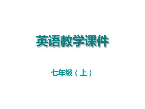 秋外研版七年级上册英语课件：Starter Module 4 Unit 2(共24张PPT)