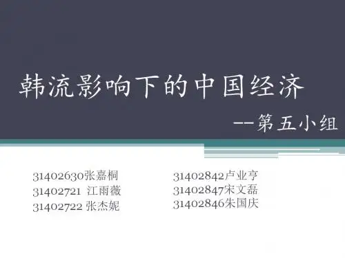 韩流影响下的中