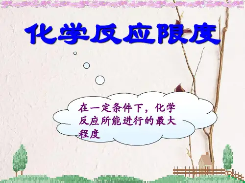高中化学 第2章 化学反应的方向、限度与速率 2.2 化学反应的限度课件 鲁科版选修4.ppt