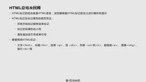 CSS技术基本概述PPT课件