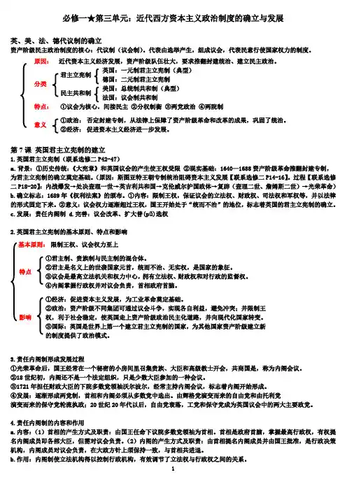 03.高中史必修一第三单元小结