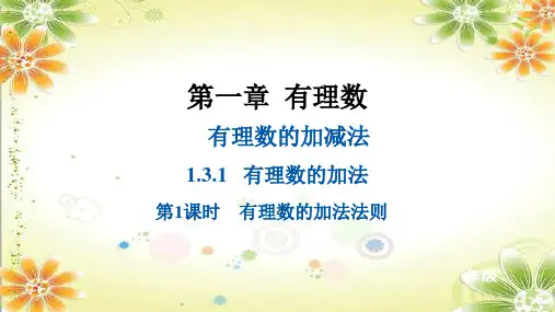有理数的加法第1课时有理数的加法法则课件人教版七年级数学上册(1)