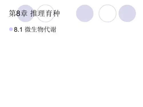 第六章 微生物代谢调控育种(4-29)