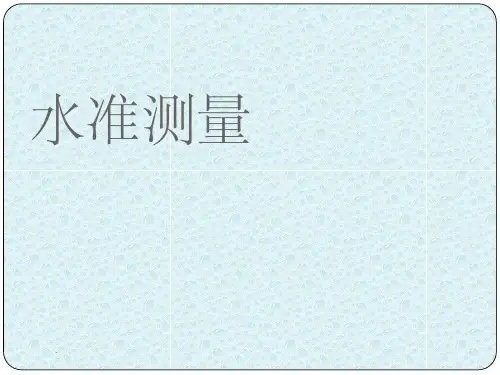 水准测量基础知识ppt课件