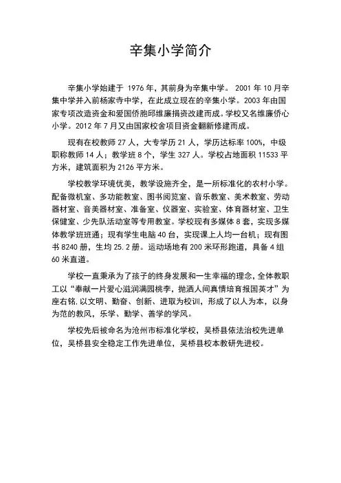 辛集小学简1