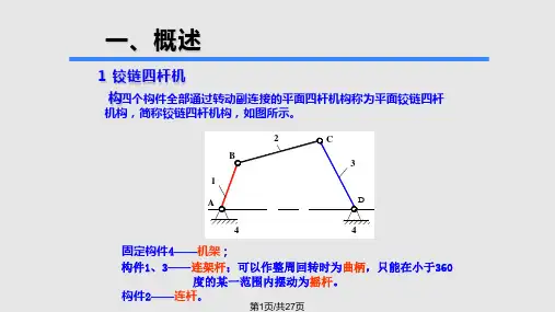 平面连杆机构PPTPPT课件
