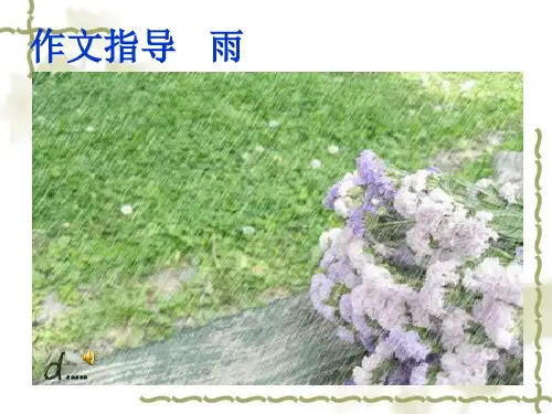作文指导   雨