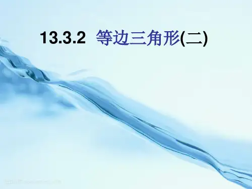 1等边三角形()  公开课一等奖课件