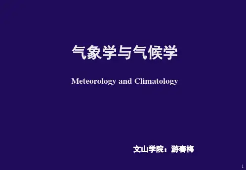 气象学与气候学ppt课件