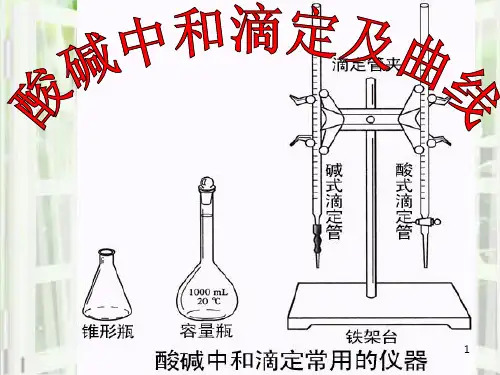 酸碱中和滴定及曲线PPT课件