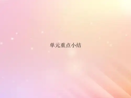 高中英语Unit3Traveljournal单元重点小结课件新人教版必修1