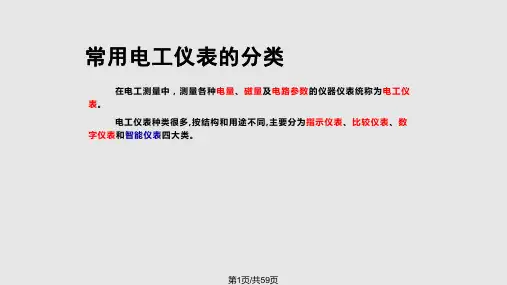 电工仪表与测量PPT课件