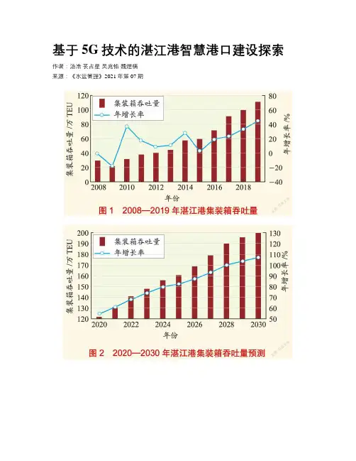 基于5G技术的湛江港智慧港口建设探索 