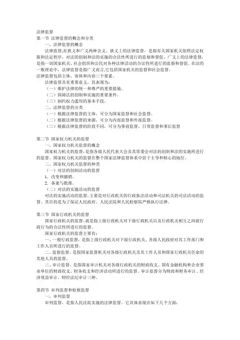 法律监督