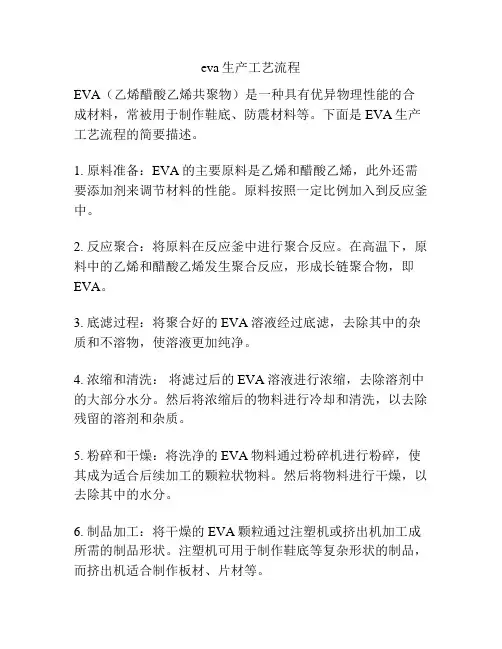 eva生产工艺流程