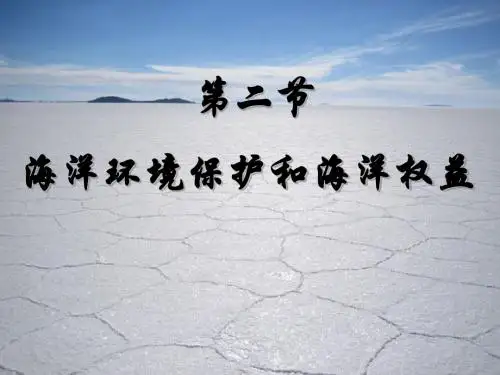 海洋保护和海洋权益