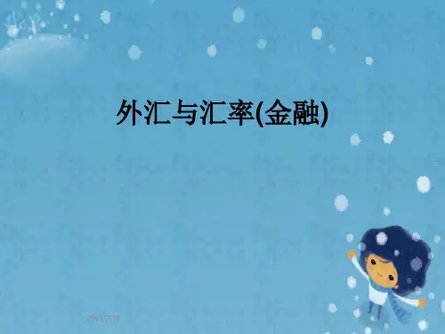 外汇与汇率(金融)